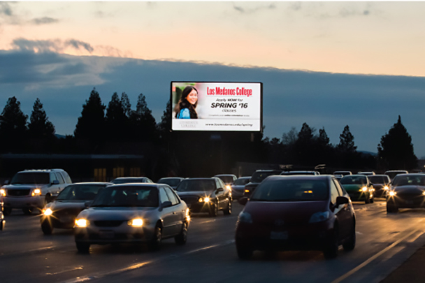 pittsburg california highway 4 digital billboard
