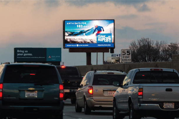 pittsburg california highway 4 digital billboard